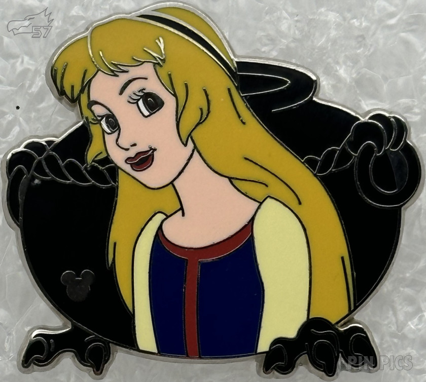 DL - Princess Eilonwy - In Front Black Cauldron - Black Cauldron - Hidden Mickey 2010