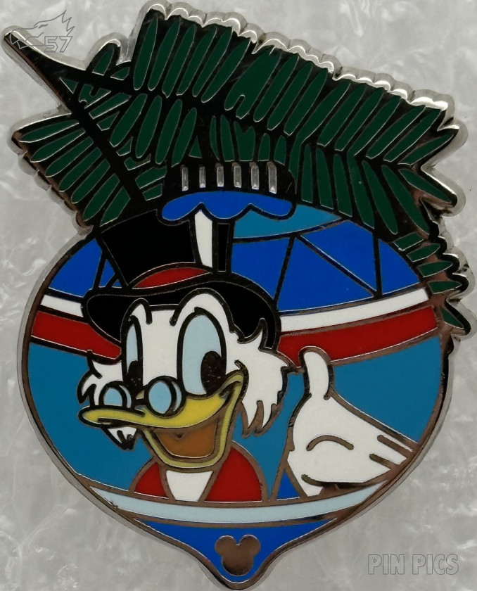 DL - Uncle Scrooge McDuck - Christmas Ornament - Hidden Mickey 2010