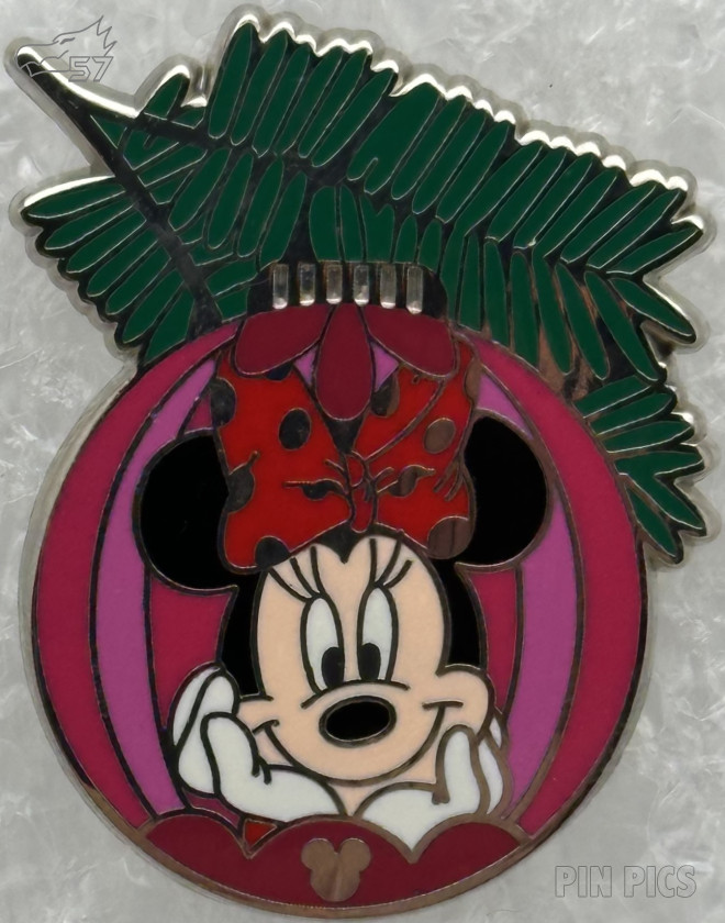 DL - Minnie Mouse - Christmas Ornament - Hidden Mickey 2010