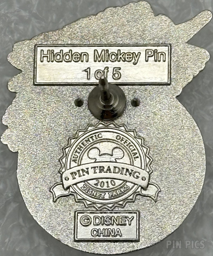 75090 - DL - Mickey Mouse - Christmas Ornament - Hidden Mickey 2010