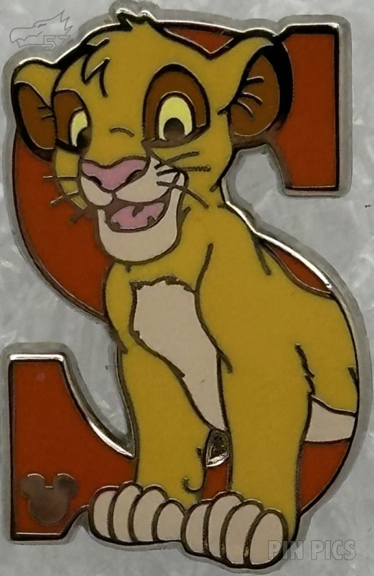 DL - S for Simba - Alphabet - Lion King - Hidden Mickey 2011