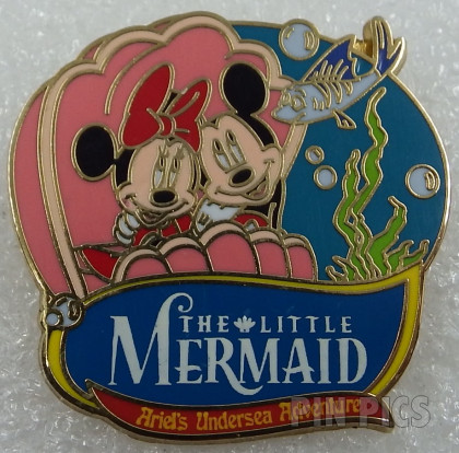 DLR - Disney California Adventure® Attraction Booster Pack - Mickey and Minnie riding Ariel's Undersea Adventure Only