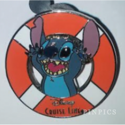 DCL Stitch Logo Pin