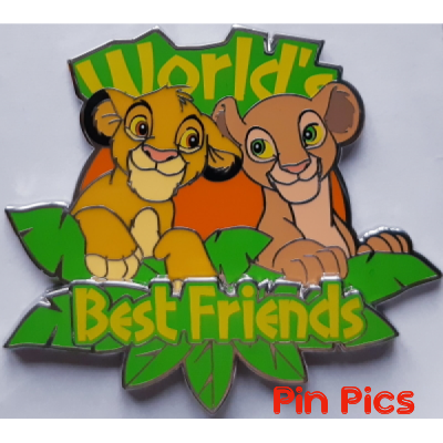 DLP - Simba and Nala - Lion King - Worlds Best Friends
