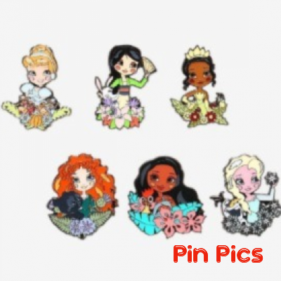 Loungefly - Chibi Floral Princesses Set - Mystery - Series 2
