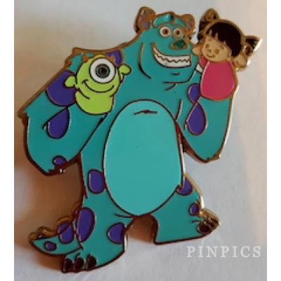 Disney Mike & Sulley to the Rescue! - Sulley, Mike, and Boo Pin