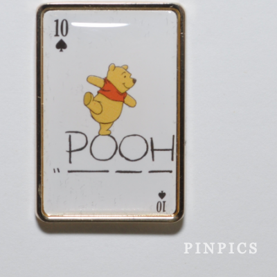 JDS - Pooh - 10 - Playing Cards - From a 4 Pin Set