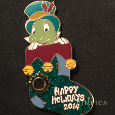Jiminy Cricket Completer - Stockings - Happy Holidays