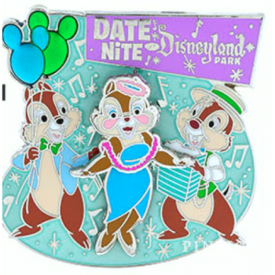 DLR - Chip, Dale and Clarice - Date Nite at Disneyland Park