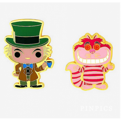 Loungefly - Funko Pop! Mad Hatter and Cheshire Cat