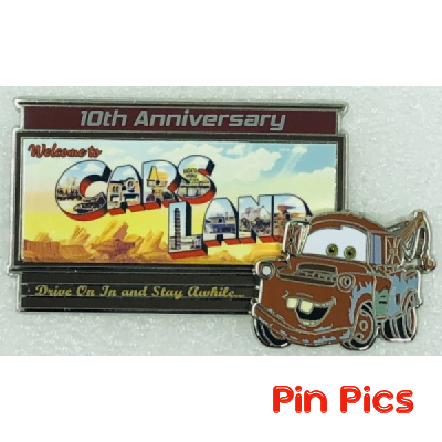 DCA - Cars Land - 10th Anniversary - Welcome Sign