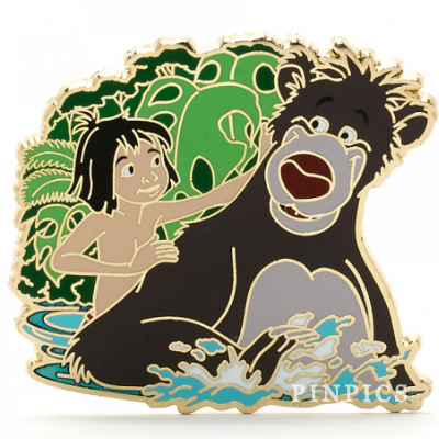 DS - Baloo and Mowgli - Jungle Book - Europe - Mowgli rubs Baloo's ear