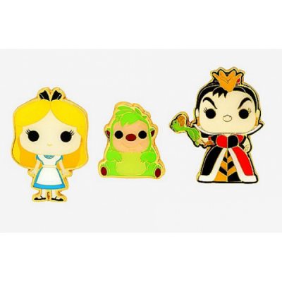 Loungefly - Funko Pop! Alice, Hedge Hog and Queen Of Hearts
