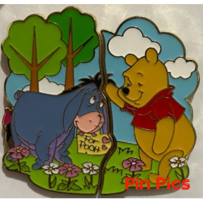 Uncas - Eeyore and Pooh - Hundred Acre Woods - Valentine - Set
