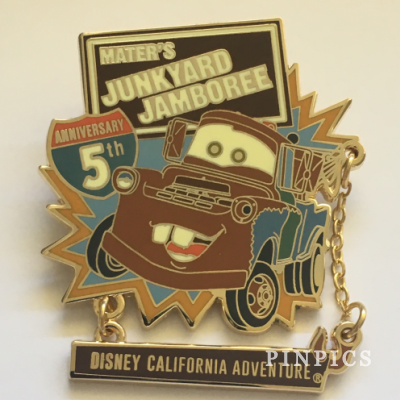 DCA - Mater's Junkyard Jamboree 5th Anniversary Cast Member Pin
