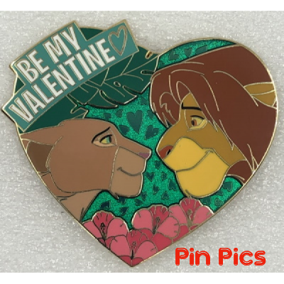 WDI - Simba and Nala - Be My Valentine - Lion King - Valentine's Day 2021 - Heart - Holiday