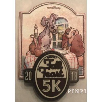 DW – runDisney Wine & Dine Half Marathon Weekend 2018 - 5K - Logo Event Pin