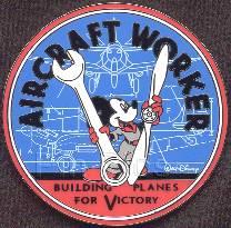 Disney Auctions - World War II Series ( Mickey Aircraft Worker )