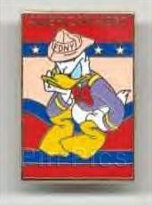 FDNY - American Hero (Donald with Peach Fireman Hat)