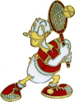 Walt Disney Prods. - Donald Duck Playing Tennis