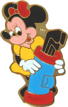 Yesteryear Minnie with Golf bag