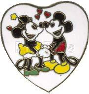 WDW - Mickey & Minnie - White Heart