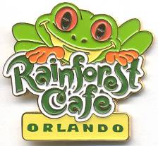Rainforest Cafe Cha Cha Cloisonne Logo