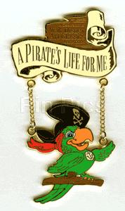 WDCC - Pirate of the Caribbean Parrot Dangle