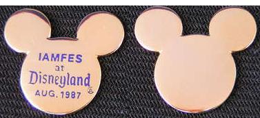 Disneyland Corporate Issue Mickey & VIP 1986