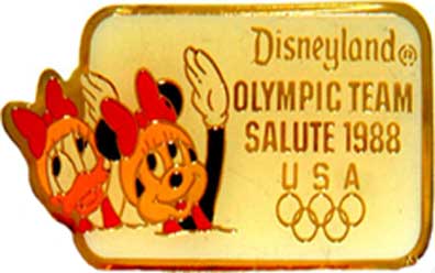 DLR - Olympic Team Salute 1988 - Daisy & Minnie (Synchronized Swimming)