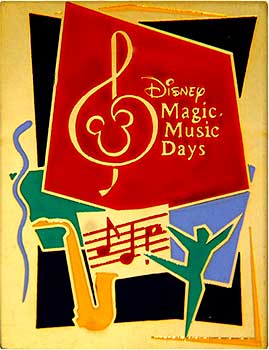 DLR - Gold Disney Magic Music Days pin
