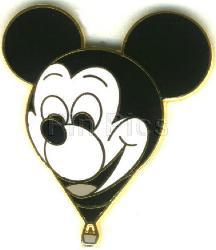 WDW - Mickey Mouse - Hot Air Balloon - Black & White