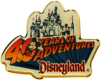 DLR - 40 Years of Adventure Cast Framed Set (White Castle / Mickey)