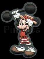 WDW - Mickey Mouse - Weightlifting - 2000 - Rubber
