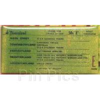 DLR - Ticket Book Pin Set (A-E) - Passholder Exclusive (E-Ticket)
