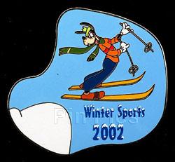 Disney Auctions - Goofy Winter Sports 2002 Pin (Silver Prototype)