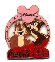 Coca-Cola McDonalds - Chip and Dale - Pink