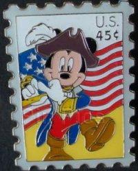 JDS - Colonial Mickey - Patriotic USA Stamp