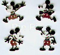 JDS - Mickey Mouse - Plane Crazy - 4 Pin Set