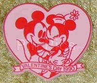 Valentine's Day 1990 Mickey & Minnie