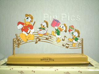 JDS - Huey, Louie & Dewey - Musical Stand - Donald Birthday 2003 - 4 Pin Set