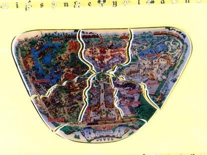 Disneyland 45th LE six pin map (NOT CM)