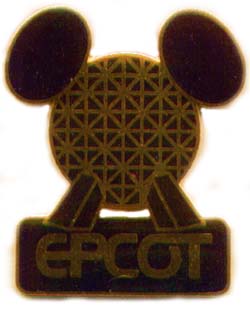 Epcot Spaceship Earth with Mickey Ears