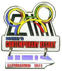 WDW - Contemporary Resort - Est. 1971 - Dangle - 2nd Version