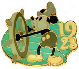 Mickey Through the Years Framed Set - 1928-1998 (1928 Steamboat Willie)