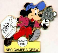 Sydney 2000 NBC Camera Crew Mickey - Pink Jacket