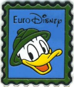 Donald Euro Disney Stamp pin