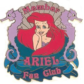 Disney Auctions - Ariel - Fan Club - P.I.N.S
