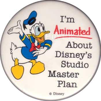 Cast Member button - Animated Donald