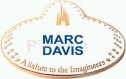 Marc Davis - Name Tag - A Salute to the Imagineers